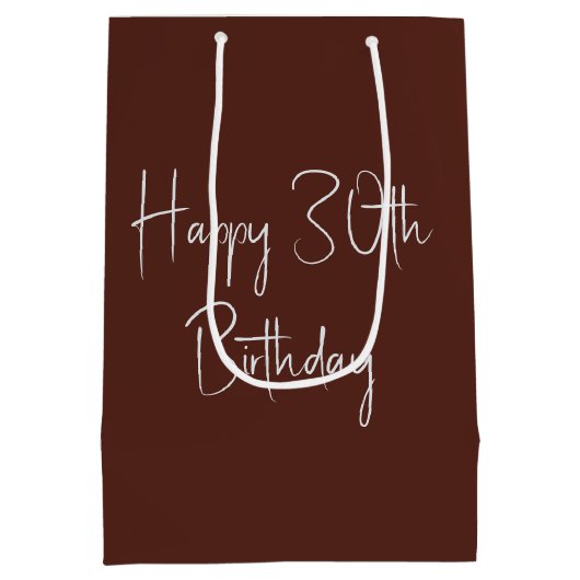 30e verjaardag bier op smartphone medium cadeauzakje (Achterkant)