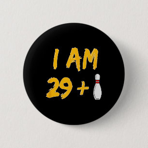 30e Verjaardag Bowling Shirt Bowler Gift Party Ronde Button 5,7 Cm