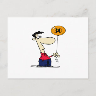 30e verjaardag briefkaart