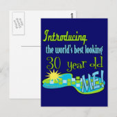 30e verjaardag cadeautjes briefkaart (Voorkant / Achterkant)