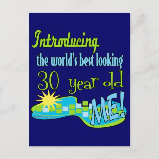 30e verjaardag cadeautjes briefkaart (Voorkant)