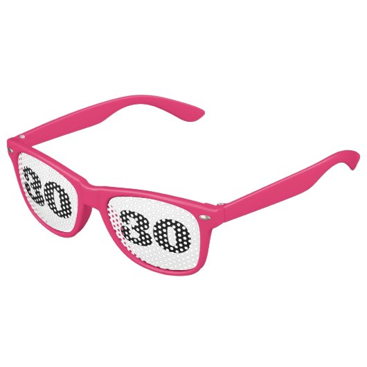 30E VERJAARDAG DERTIGSTE FEESTJE ROZE ZONNEBRIL (Gekanteld)