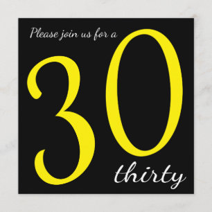 30e verjaardag   DIY-tekst Kaart