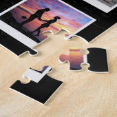 30e verjaardag Familie Foto Herinneringen Collage Legpuzzel (Zijkant)