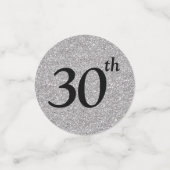 30e verjaardag Foto Confetti (Kleine voorkant)