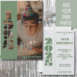 30e verjaardag foto geboren 1995 Uitnodiging
