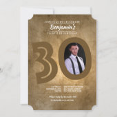 30e verjaardag foto uitnodiging (Voorkant)