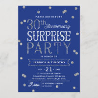 30e verjaardag Glitter Confetti Surprise Party