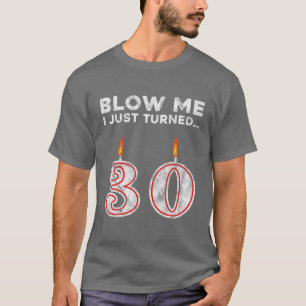 30e verjaardag, gloed me dat ik net 30 jaar oud G T-shirt