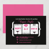 30e verjaardag gokautomaat kaart (Voorkant / Achterkant)