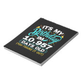 30e verjaardag | Het is mijn 30e verjaardag Notitieblok (Gedraaid)