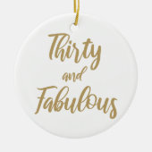 30e verjaardag Humor Keramisch Ornament (Voorkant)