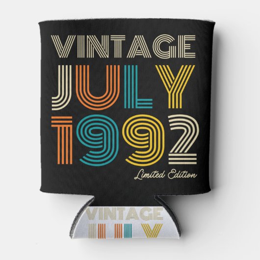 30e verjaardag  juli 1992 Limited Edition Blikjeskoeler (Voorkant)