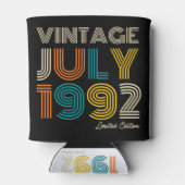 30e verjaardag  juli 1992 Limited Edition Blikjeskoeler (Achterkant)