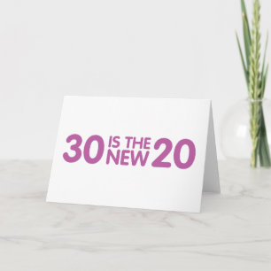30e verjaardag kaart