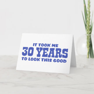 30e verjaardag kaart