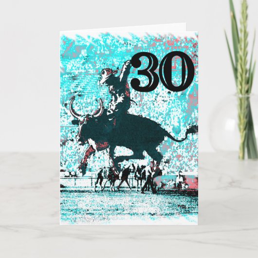 30e verjaardag kaart (Voorkant)