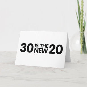 30e verjaardag kaart