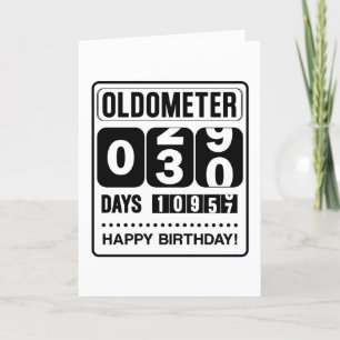 30e verjaardag Kaart Oldometer