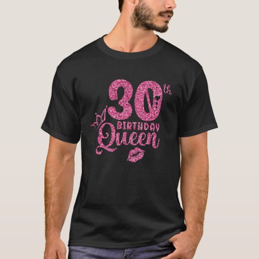 30e verjaardag koningin t-shirt (Voorkant)