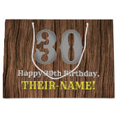 30e verjaardag: Land Westerne Geïnspireerd Kijk, n Groot Cadeauzakje (Voorkant)