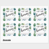 30e verjaardag Mini Wijn Label (Vel)