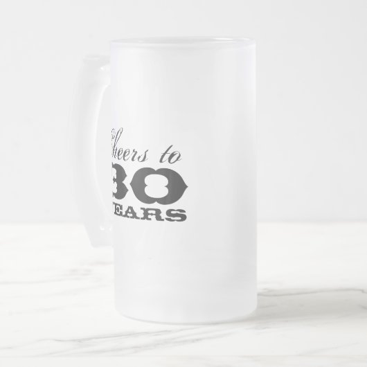 30e verjaardag Mok mannen | Kaas tot dertig (Voorkant links)