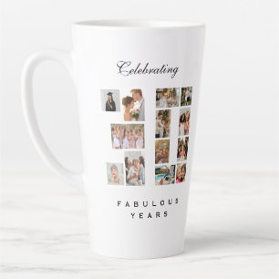 30e verjaardag of jubileum latte mok