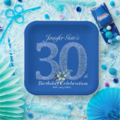 30e verjaardag papieren bord (Feest)