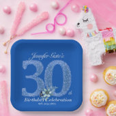 30e verjaardag papieren bord (Feest)