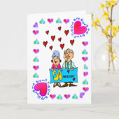 30e verjaardag - Parel Kaart (Gele Bloem)