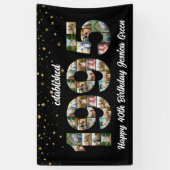 30e verjaardag Photo Collage opgericht 1995 Spandoek (Verticaal)