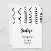 30e verjaardag Pizza Party uitnodiging (Achterkant)