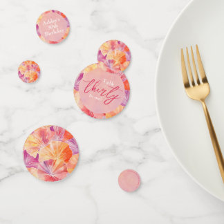 30e verjaardag praat dertig tegen mij confetti