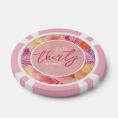 30e verjaardag praat dertig tegen mij poker chips (Enkel)