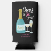 30e verjaardag Proost 30 jaar meisjes champagne (Voorkant)