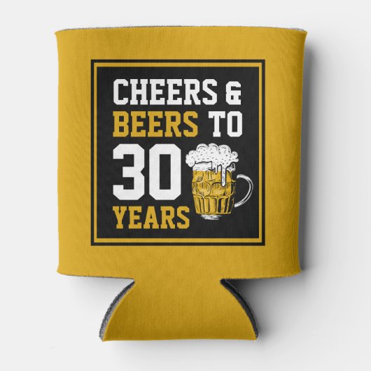 30e verjaardag Proost & Bier op 30 jaar Blikjeskoeler (Voorkant)