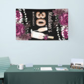 30e verjaardag Roos Wine Luxury Banner (Beurs)