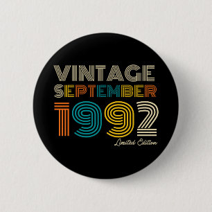 30e verjaardag september 1992 Limited Edtn. Ronde Button 5,7 Cm