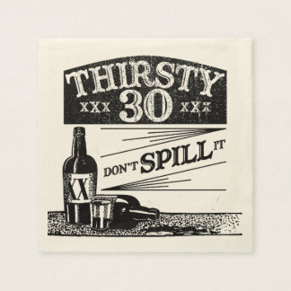 30e verjaardag servetten