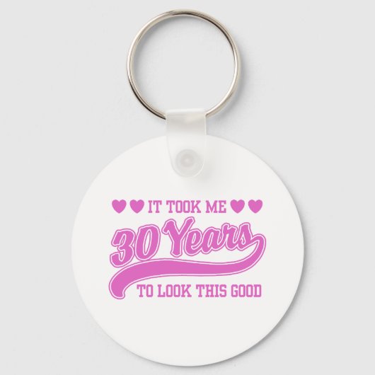 30e verjaardag sleutelhanger (Voorkant)