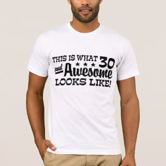 30e verjaardag t-shirt