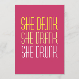 30e verjaardag Uitnodiging - Drink Drink