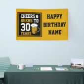 30e verjaardag van de borst en bier tot 30 jaar spandoek (Beurs)