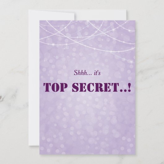 30e verjaardag van de feestdag Mauve Bokeh Kaart (Achterkant)