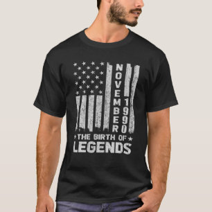 30e verjaardag van de geboorte van de legende van t-shirt
