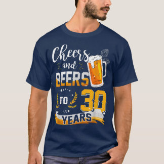 30e verjaardag van de geboorte van kaas en bier to t-shirt