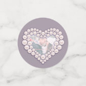 30e verjaardag van de parelbruiloft, foto van het  confetti (Kleine voorkant)