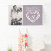 30e verjaardag van de parelbruiloft, foto van het  spandoek (Insitu)