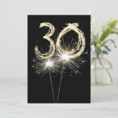 30e verjaardag van de Sparklers Kaart (Staand voorkant)